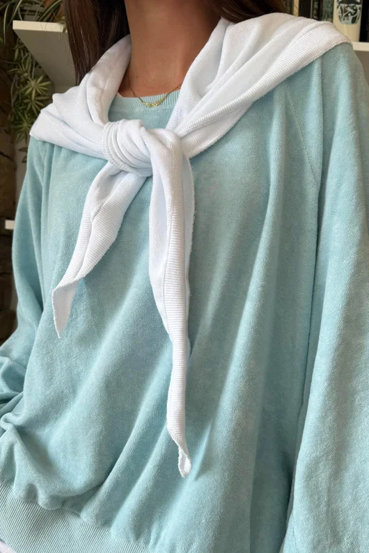 Terry B Neckerchief White